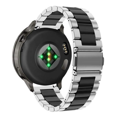 Bandz Bracelet acier 'Classic' Garmin Vivomove HR (argent/noir)