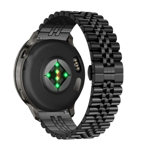 Bandz Bracelet acier 'Jubilee' Garmin Vivomove Sport (noir)