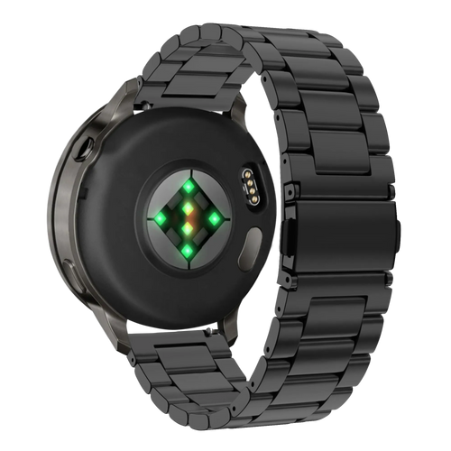 Bandz Bracelet acier 'Classic' Garmin Forerunner 255s (noir)