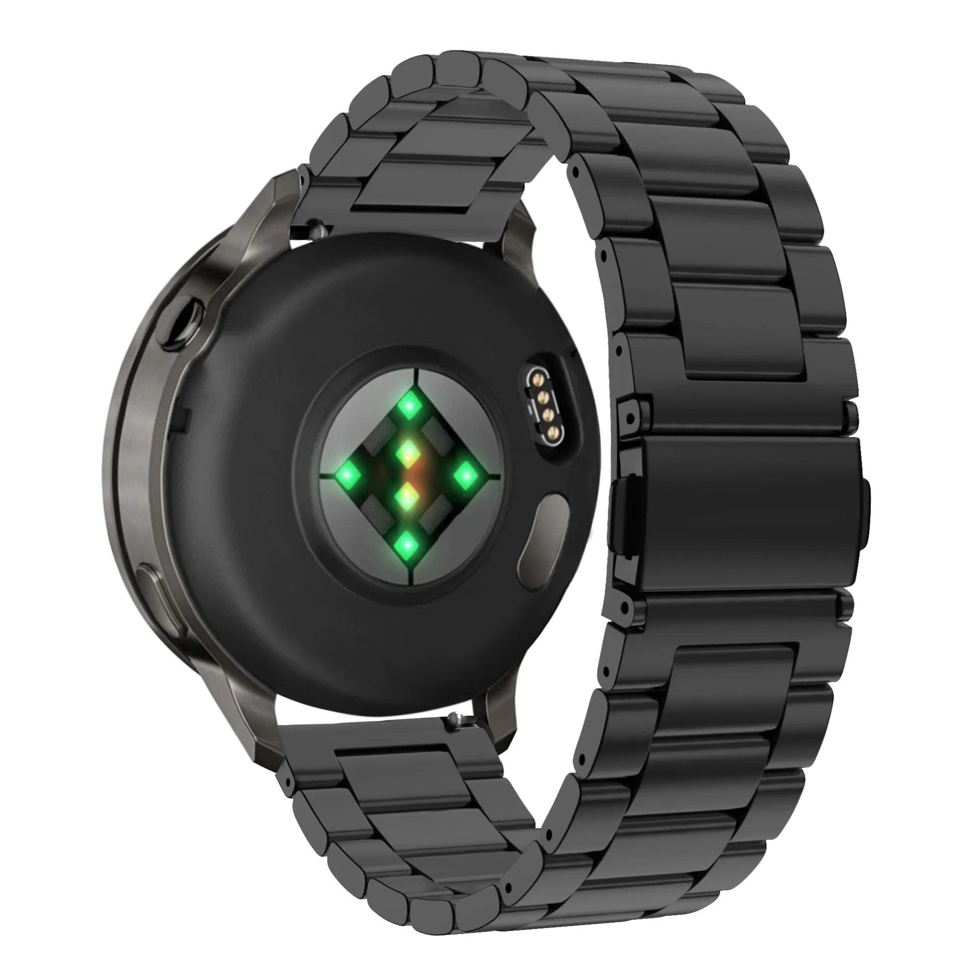 Bandz Bracelet acier 'Classic' Garmin D2 Air X15 (noir)