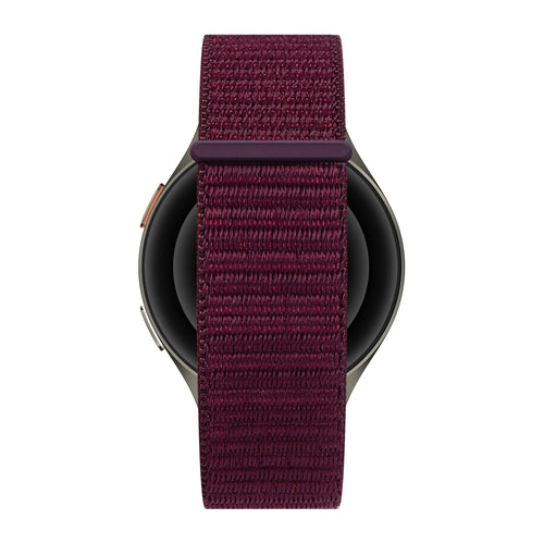 Bandz Bracelet nylon 'Easy Fit' Oozoo Smartwatch 20mm (prune)