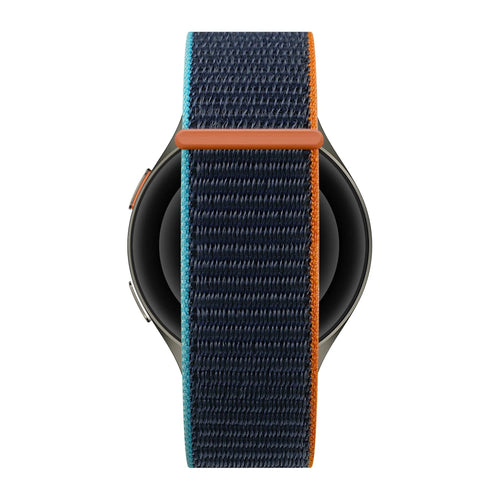 Bandz Bracelet nylon 'Easy fit' Amazfit Balance 2 (bleu foncé mix)