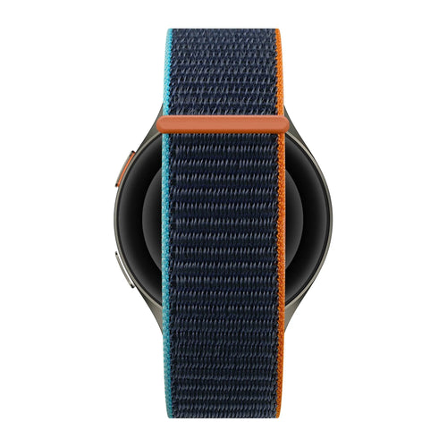 Bandz Bracelet nylon 'Easy Fit' Amazfit Bip 3 (bleu foncé mix)
