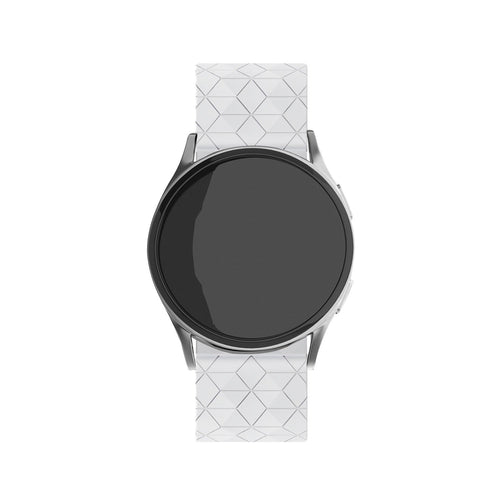 Bracelet silicone 'hexa' Redmi Watch 5 Lite (blanc)