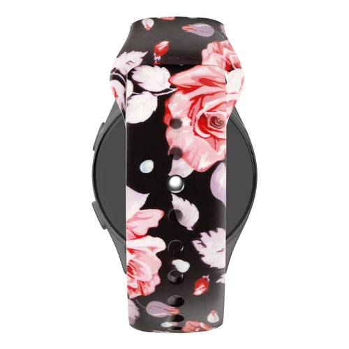 Bandz Bracelet silicone 'Flowers' Amazfit Active 2