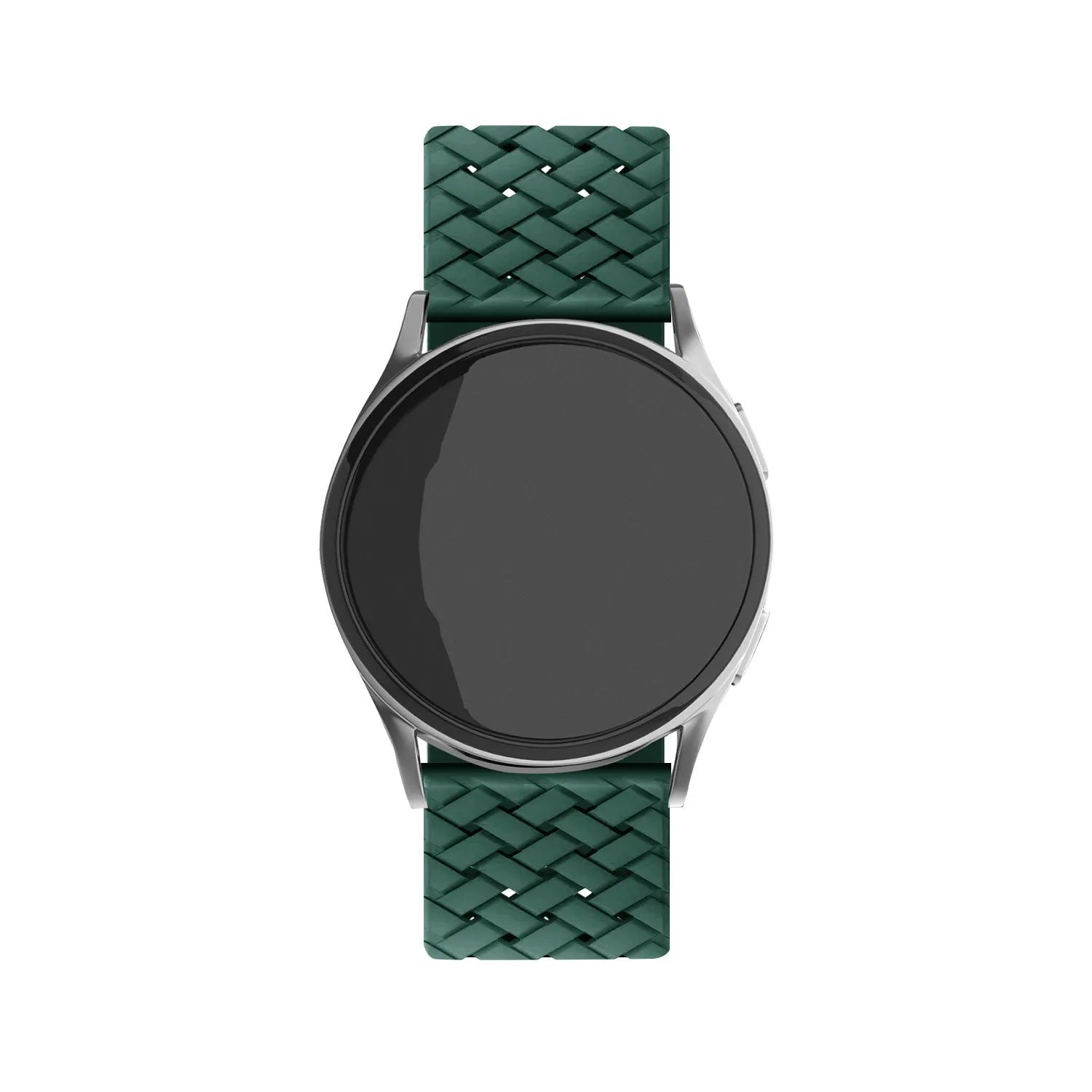 Amazfit GTS 4 Braided Silicone Strap (Dark Green)