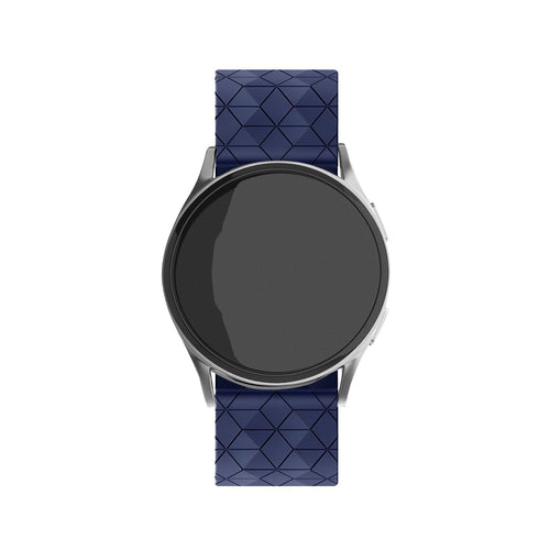 Bracelet silicone 'Hexa' Xiaomi Watch 2 Pro (bleu foncé)