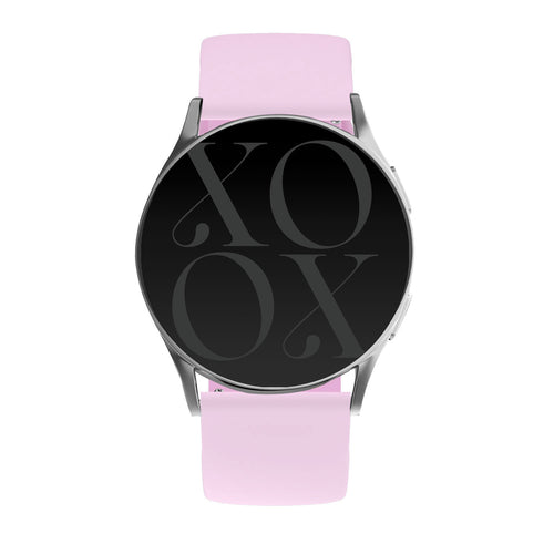 Bracelet silicone xoxo Wildhearts Samsung Galaxy Watch 6 Classic - 47mm (rose vif)