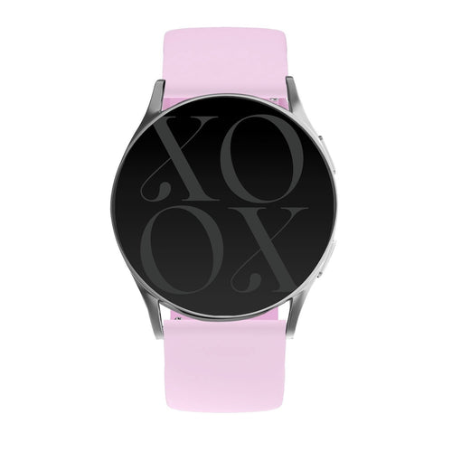 Bracelet silicone xoxo Wildhearts Samsung Galaxy Watch 6-44mm (rose vif)