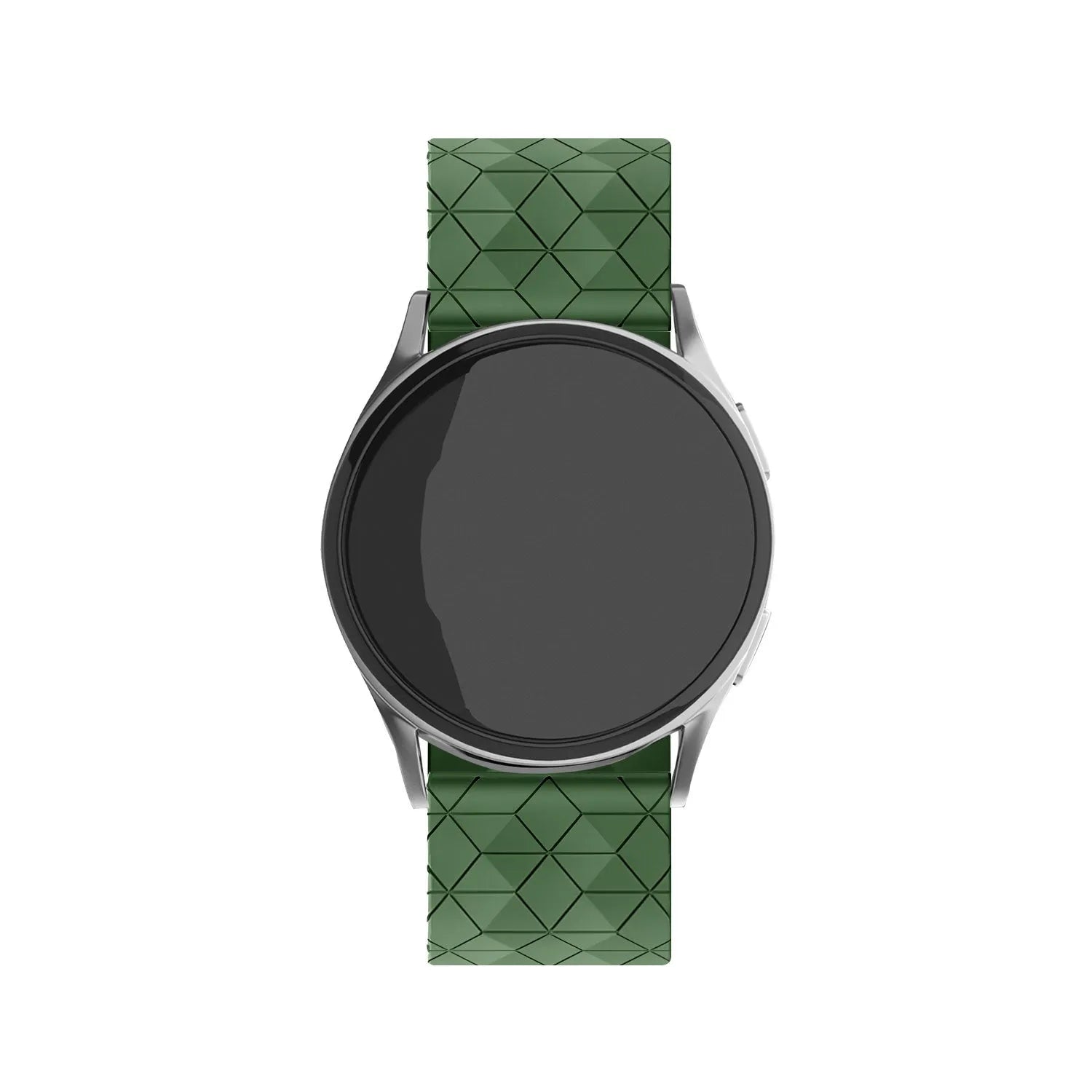 Bracelet silicone 'Hexa' Amazfit Active (vert militaire)
