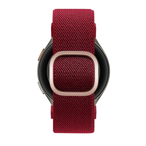 Bandz Samsung Galaxy Watch 4 Classic 42mm Elastic Strap 'Easy Fit' (Red)