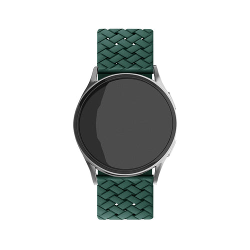 Withings Steel HR Sport Braided Silicone Strap (Dark Green)