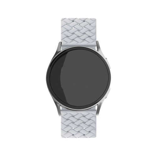 Bracelet silicone tressé Amazfit Bip U (Pro) (gris)