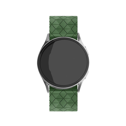 Bracelet silicone 'hexa' Redmi Watch 5 Active (vert armée)