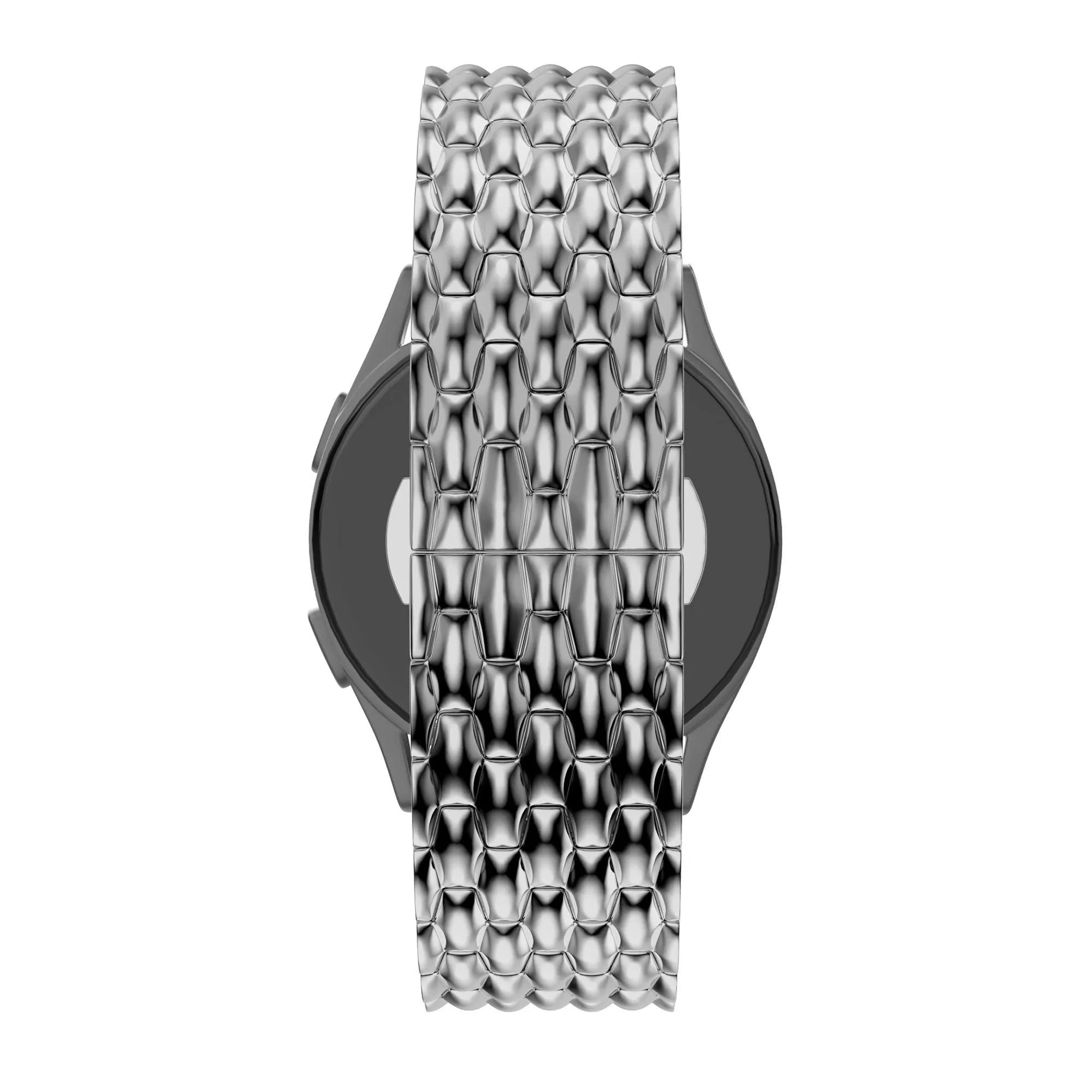 Bandz Bracelet acier 'Dragon' Coros Apex 2 (argenté)