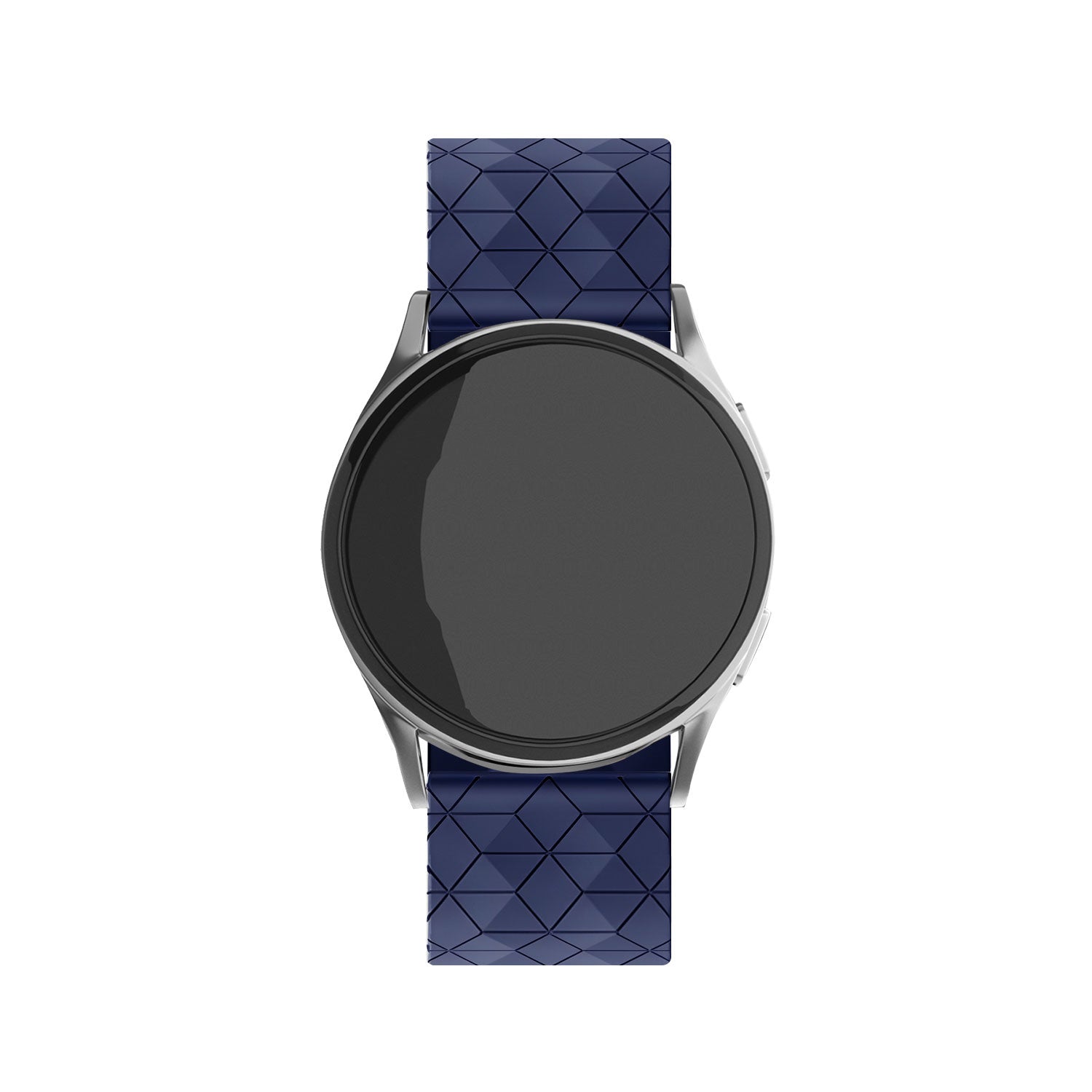 Withings ScanWatch Nova Silicone Hexa Strap (Dark Blue)