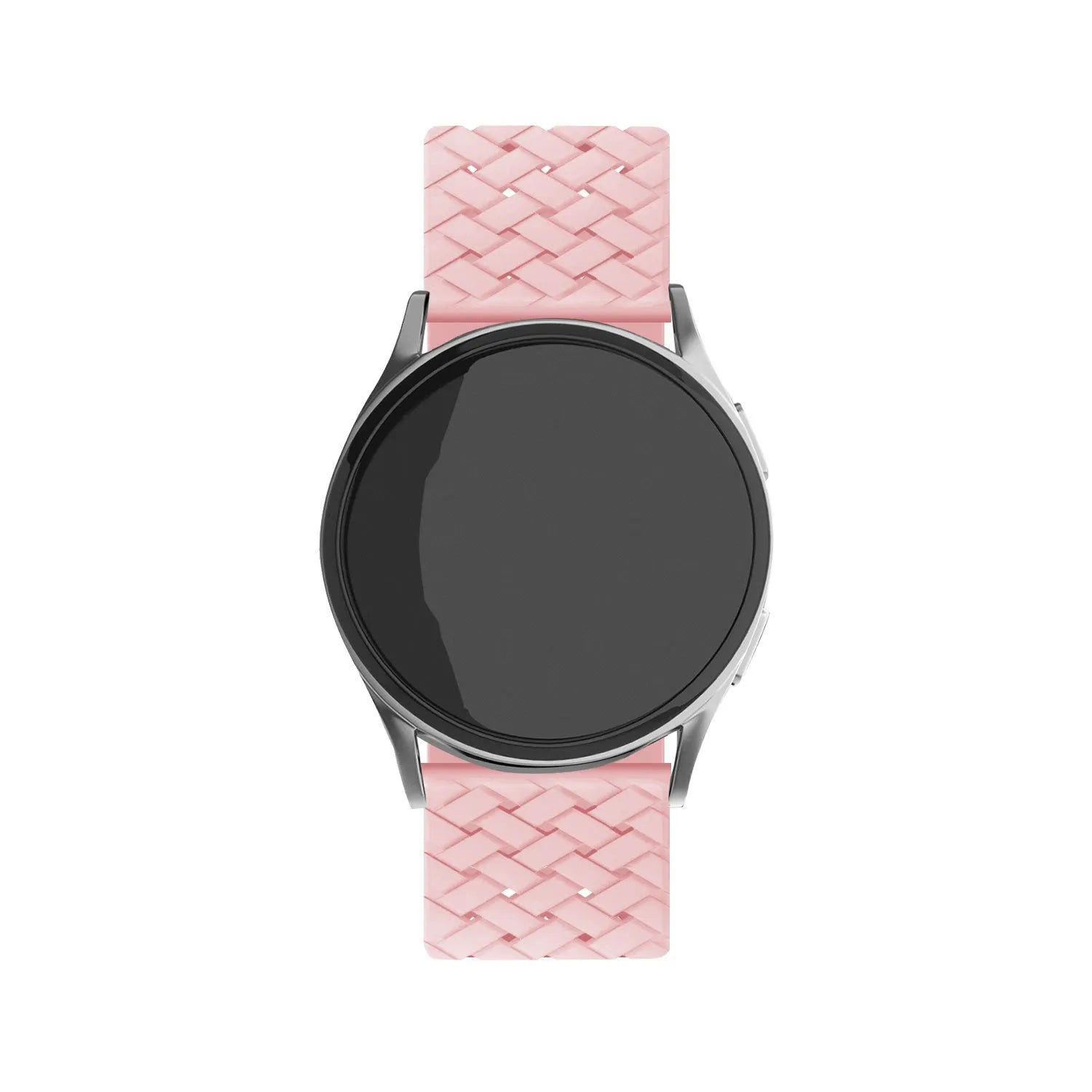 Bracelet silicone tressé Amazfit Bip 3 (Pro) (rose)