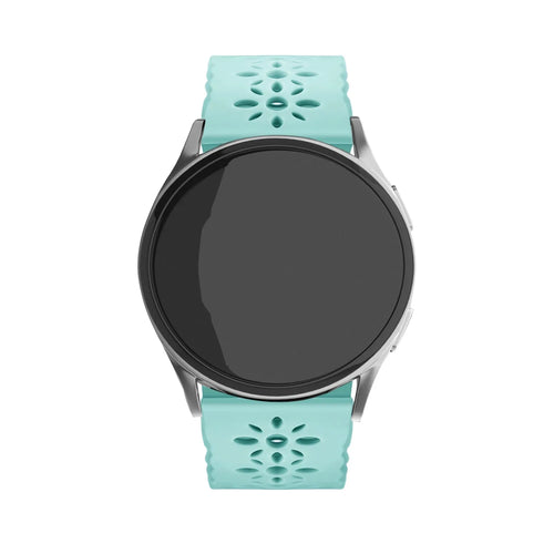 Bracelet de silicone avec relief Coros Apex 2 (bleu-vert)