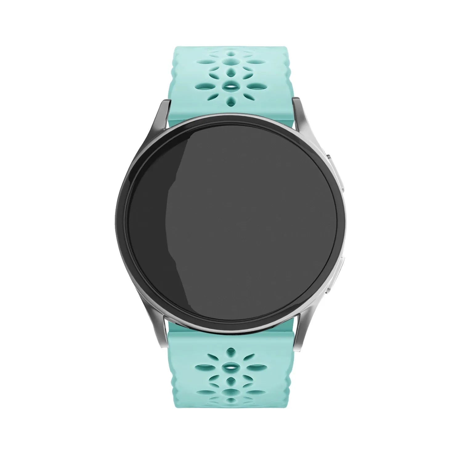 Bracelet de silicone avec relief Amazfit Bip 3 (Pro) (bleu-vert)