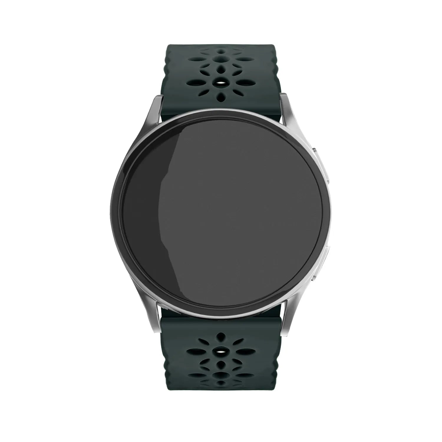 Bracelet de silicone avec relief Amazfit Bip 3 (Pro) (vert sapin)
