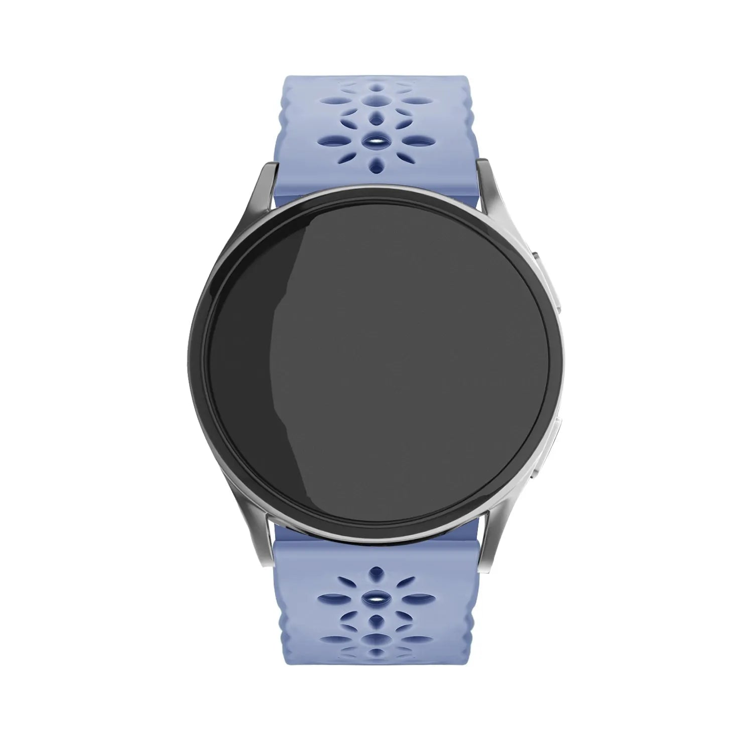 Bracelet de silicone avec relief Amazfit Bip 3 (Pro) (gris lavande)