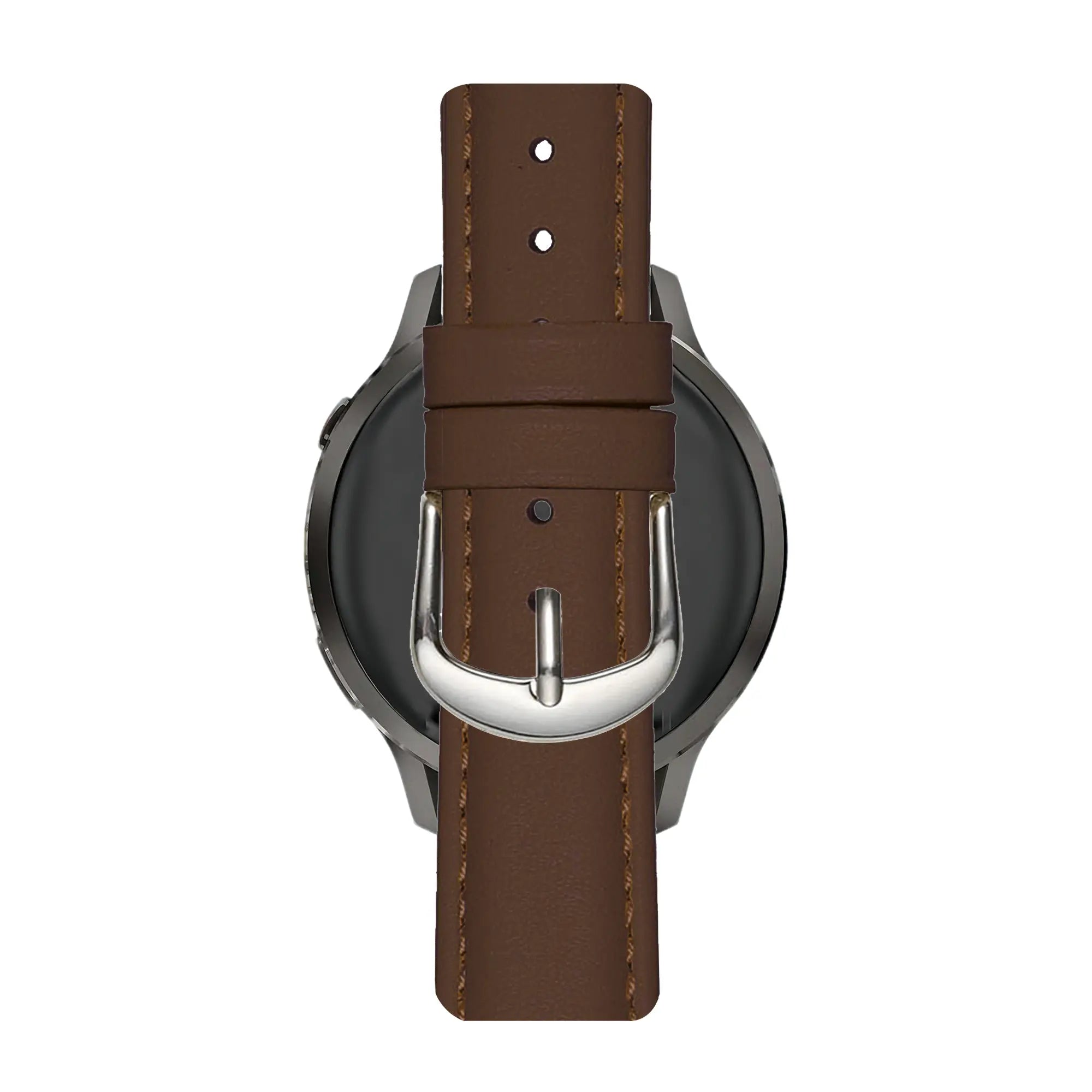 Bandz Garmin Venu SQ 2 Leather Strap 'Bullet' (Brown)