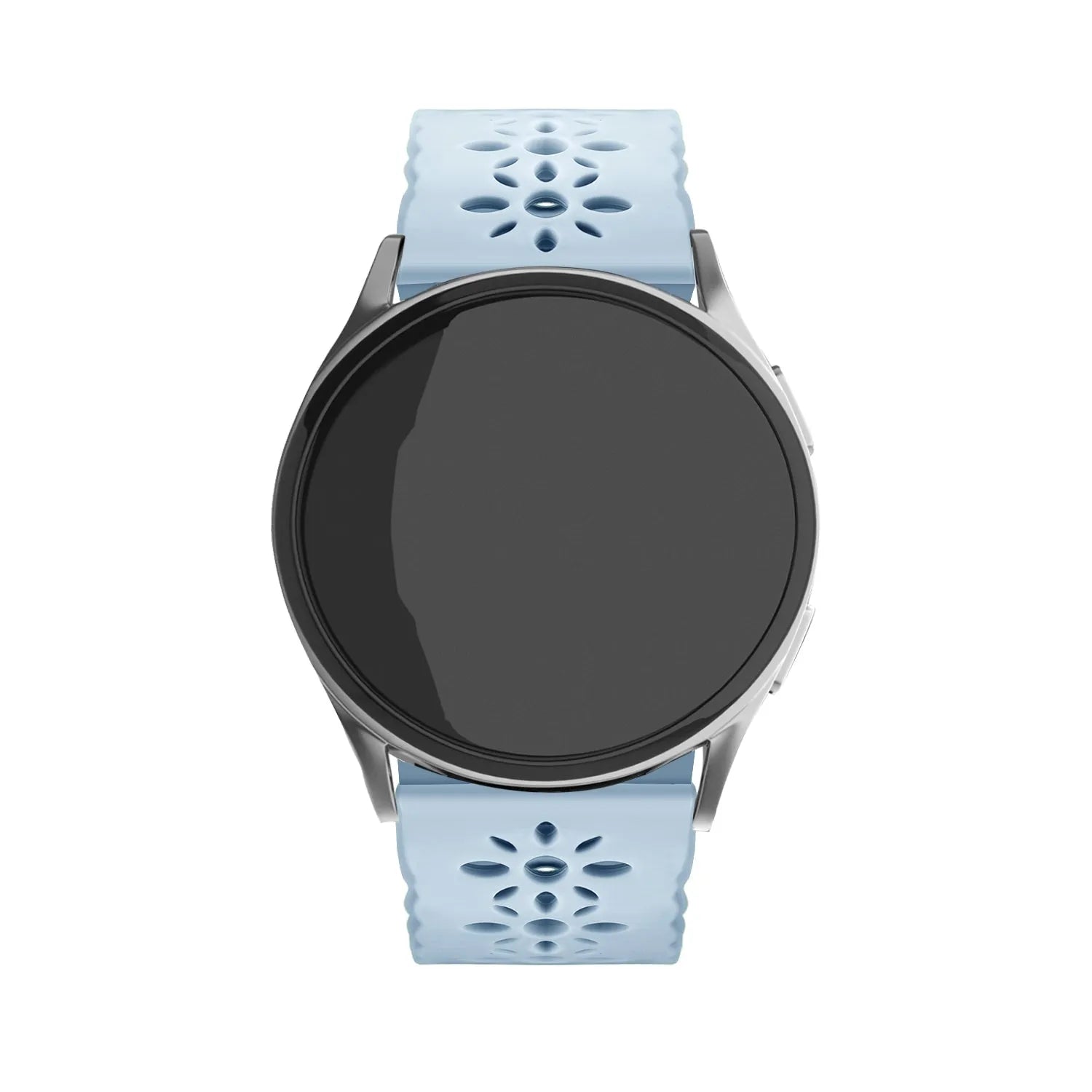 Bracelet de silicone avec relief Amazfit Active (brouillard bleu)