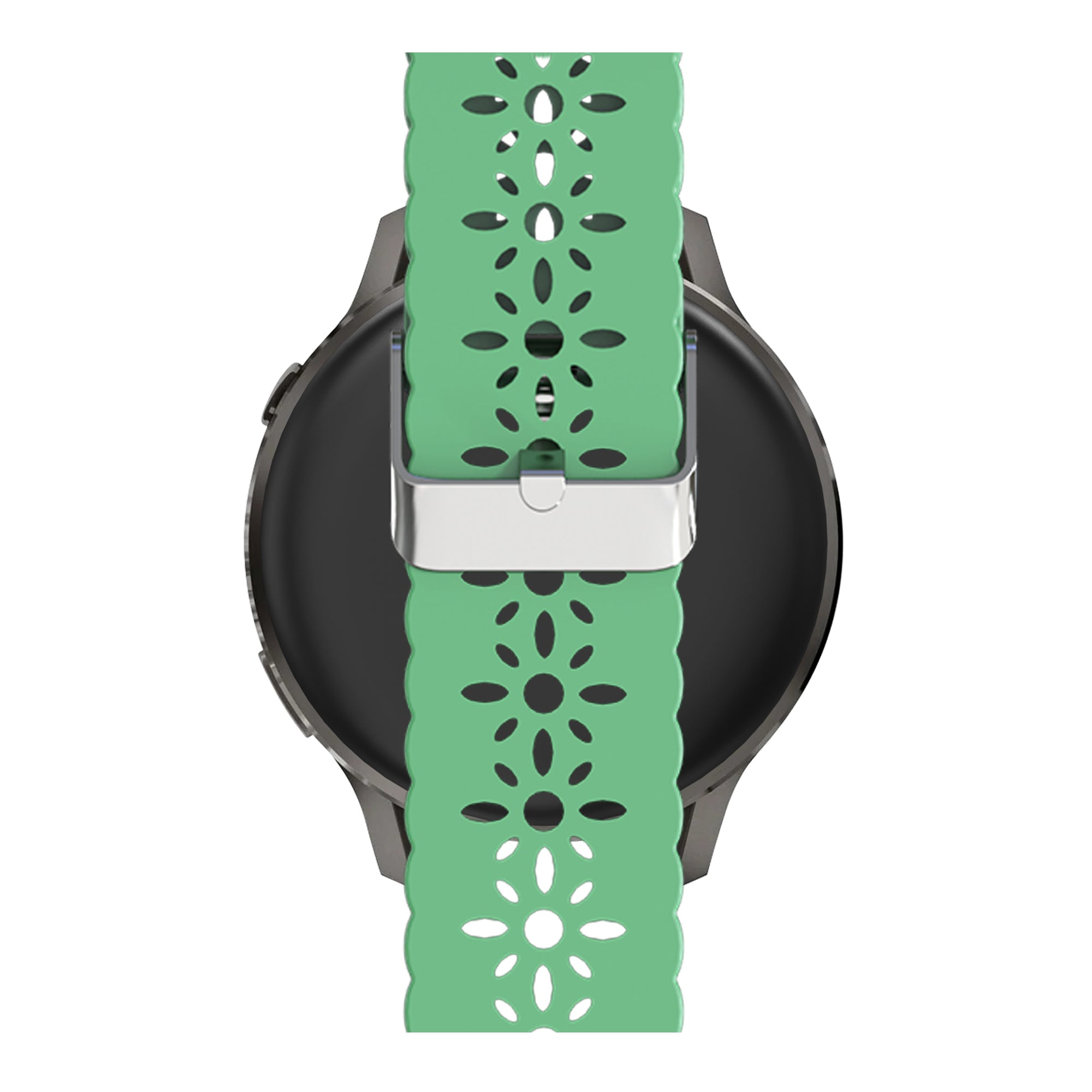 Bandz Bracelet silicone 'Lace' Garmin Vivoactive 6 (vert clair)