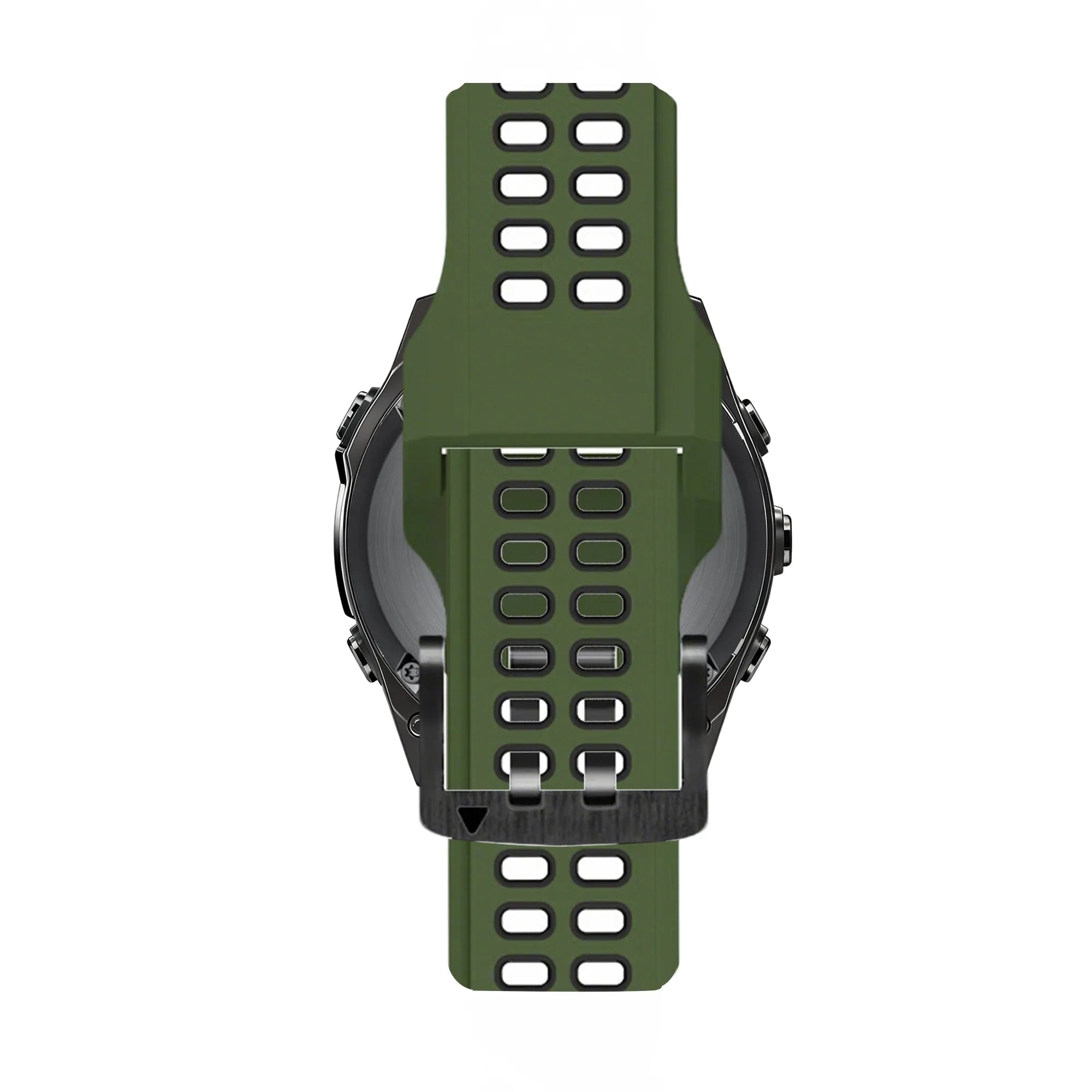 Bandz Bracelet sport avec boucle Garmin Enduro 1 / 2 / 3 (verte/noir)