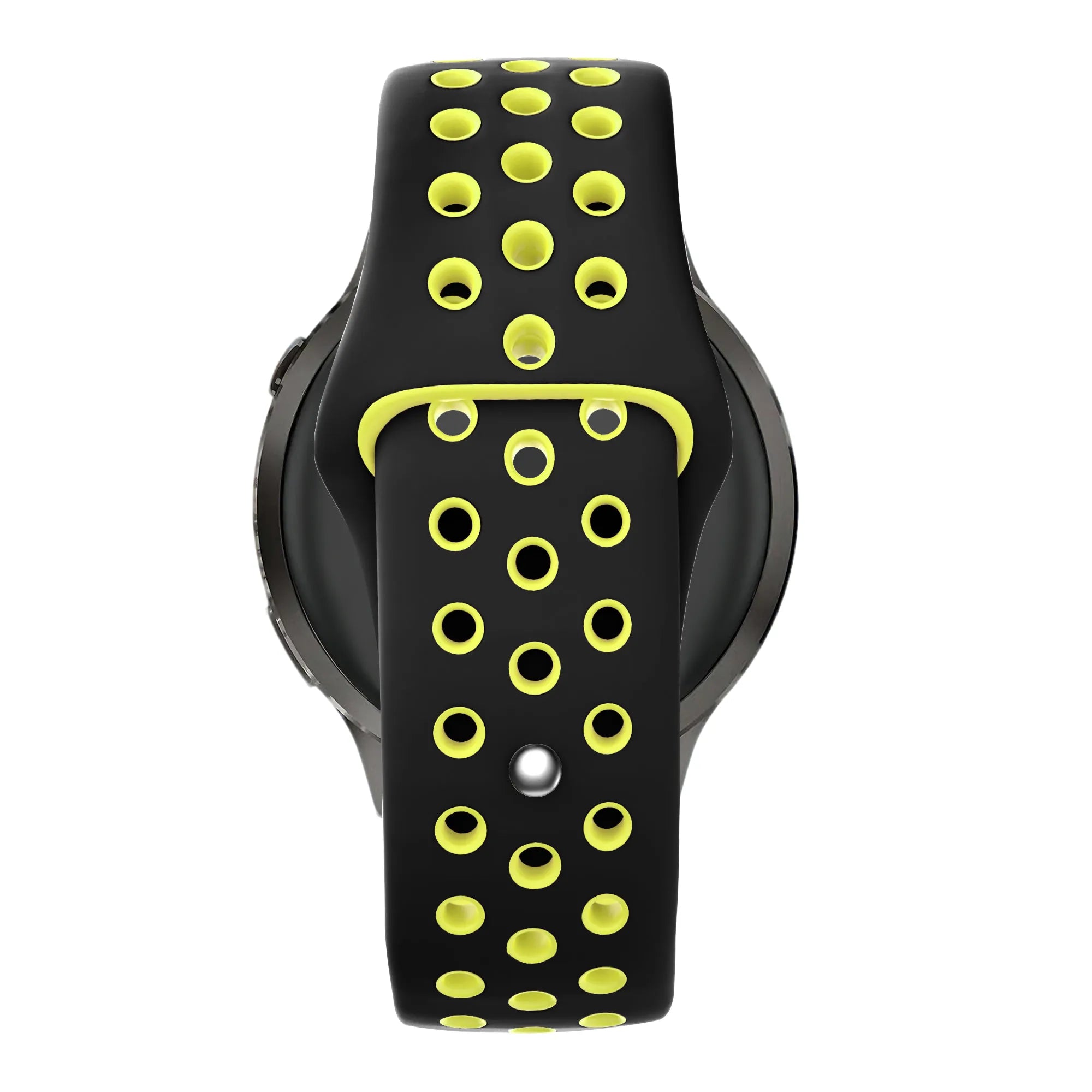 Bandz Bracelet sport 'Deluxe' Garmin Venu 2 (noir/jaune)