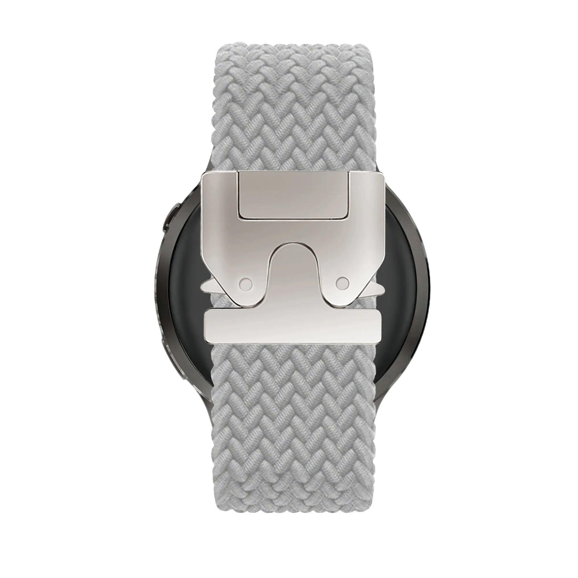 Bandz Bracelet tressé 'Parachute' Garmin Venu 2 (gris clair)