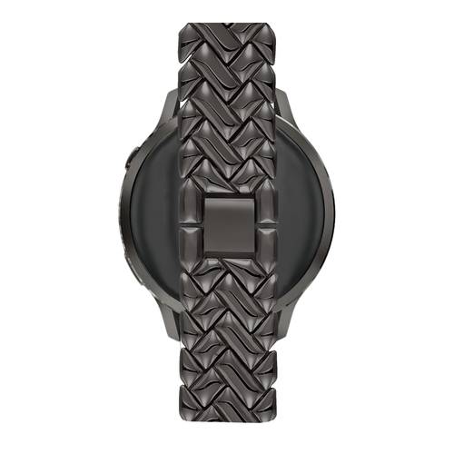 Bandz Bracelet metal 'V-Type' Withings ScanWatch Light (noir)