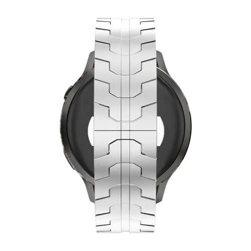 Bandz Bracelet acier 'Iron' Garmin Forerunner 265 (argent)