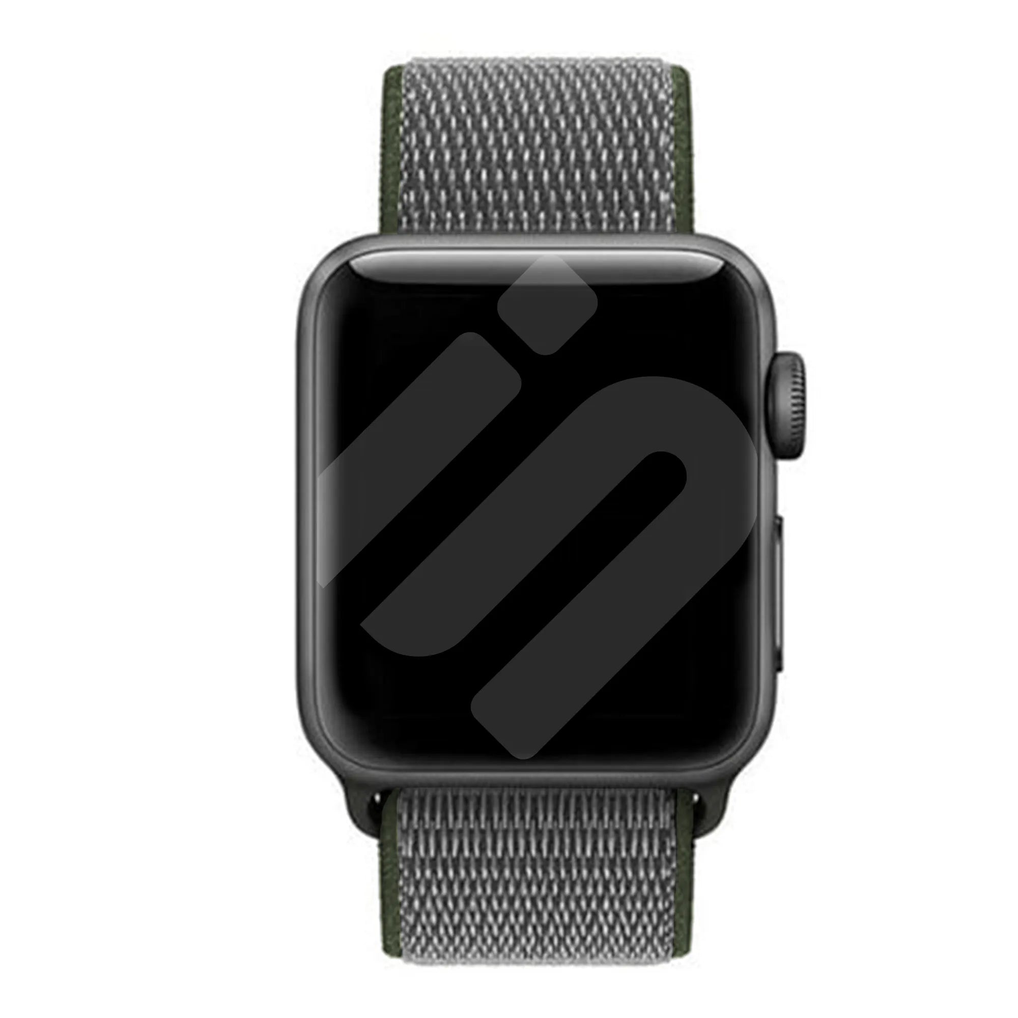 Bracelet nylon Apple Watch (vert)