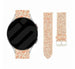 Bracelet cuir brillante Amazfit GTS 4 (rose or)