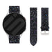 Bracelet cuir brillante Amazfit Bip 3 (Pro) (noir)