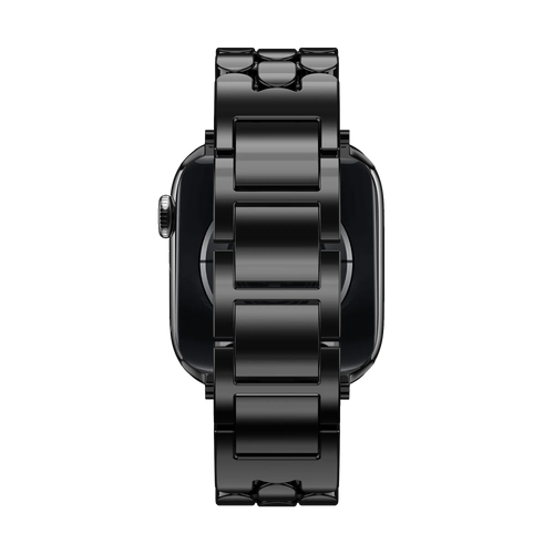 Bandz Bracelet acier 'Oval' Apple Watch (noir)