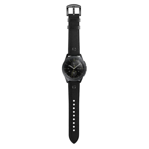 Bracelet cuir con tornillo Amazfit Balance 2 (noir)