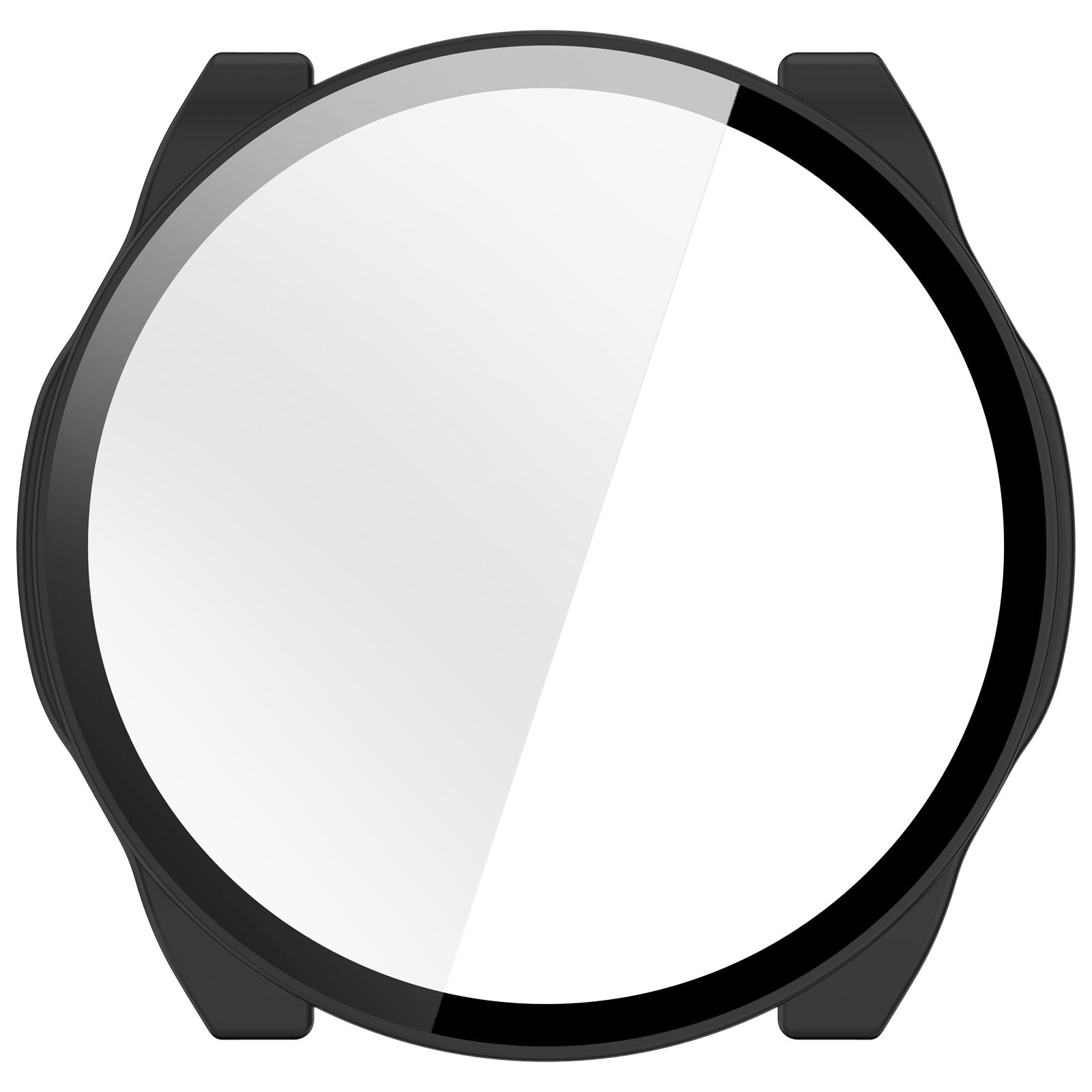 Coque rigide avec verre Amazfit Cheetah 2 Ultra (noir)