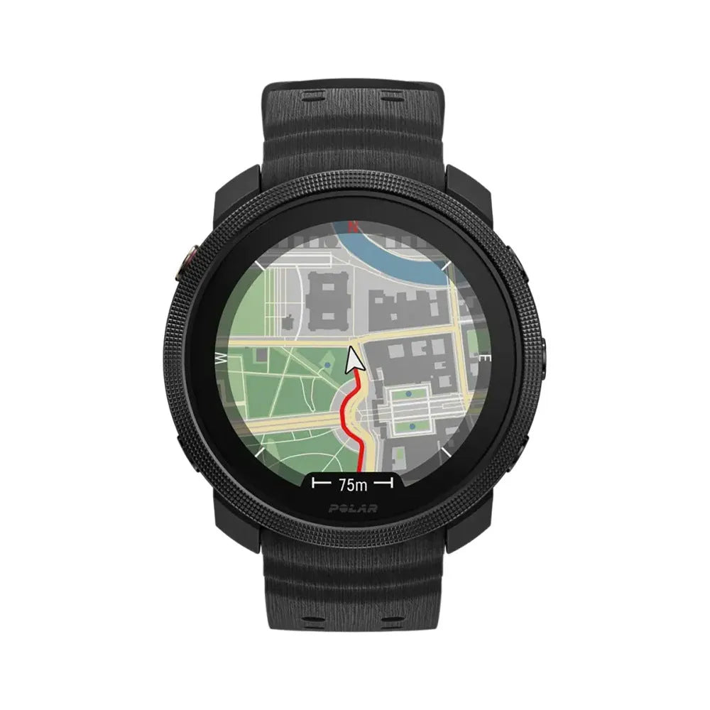Polar Vantage M3 Silicone Grain Strap (Black)