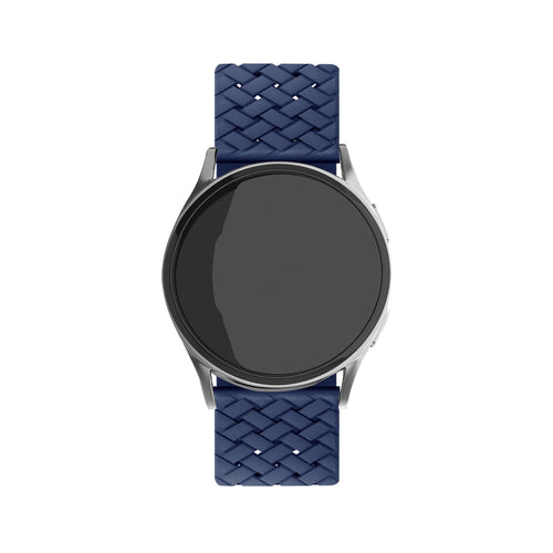 Bracelet silicone tissé Huawei Watch GT 3 42mm (bleu foncé)