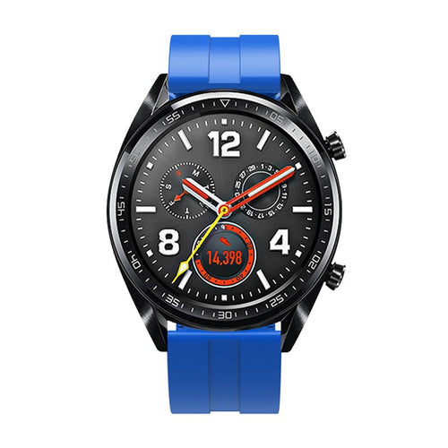 Bracelet silicone extrème Huawei Watch Ultimate (bleu)