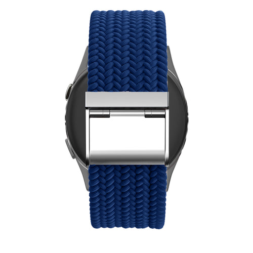 Bandz Garmin Venu 2 Woven Nylon Strap (Blue)