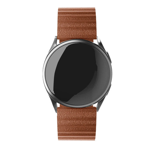 Coros Apex 42mm Leather Loop Strap (Brown)