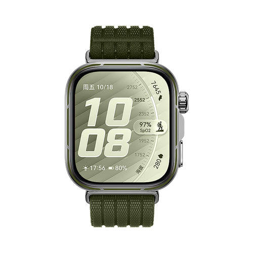 Bracelet nylon ultra fine Huawei Watch Fit 5 (vert foncé)