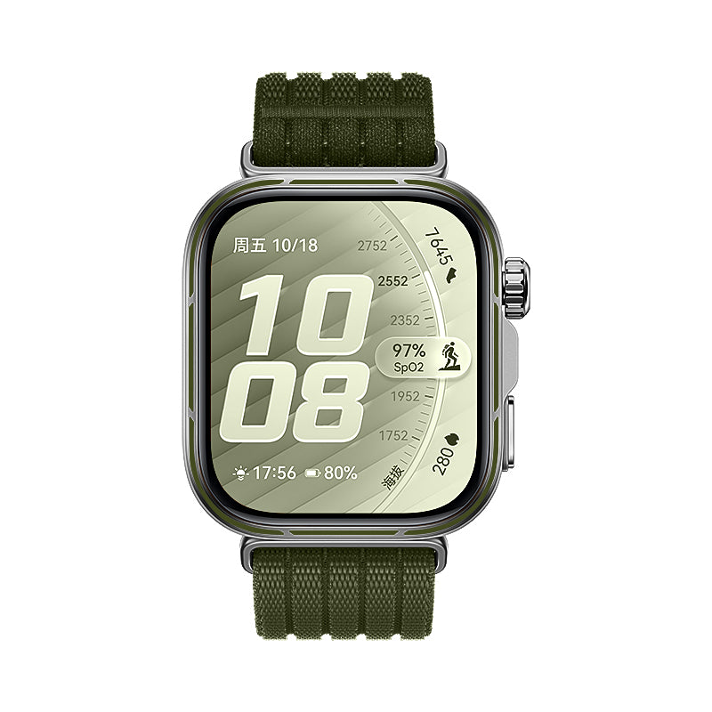 Bracelet nylon ultra fine Huawei Watch Fit 5 (vert foncé)