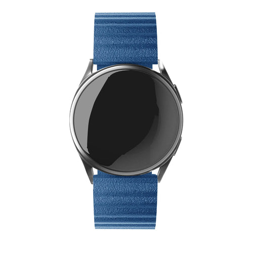 Bracelet cuir Loop Amazfit Bip U (Pro) (bleu foncé)