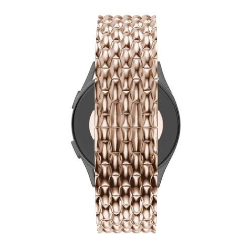 Bandz Bracelet acier 'Dragon' Garmin Forerunner 165 (rose or)