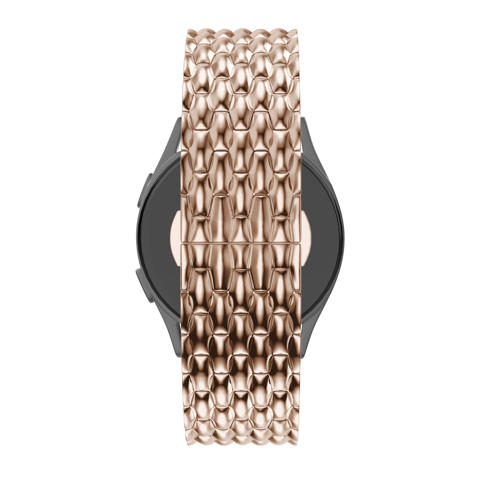 Bandz Bracelet acier 'Dragon' Garmin Vivoactive 5 (rose or)