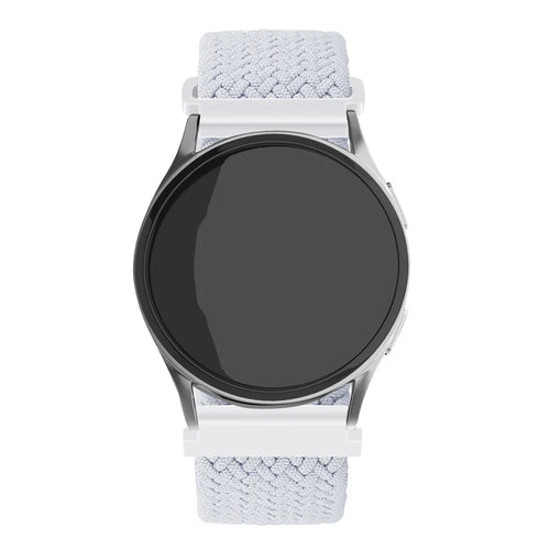 Bracelet tressé réglable Withings Steel HR - 40mm (blanc)